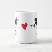 私は私の英国のスプリンガースパニエルを愛します コーヒーマグカップ (中央)