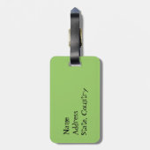 私は私の英国のスプリンガースパニエルを愛します ラゲッジタグ (裏面縦)