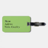 私は私の英国のスプリンガースパニエルを愛します ラゲッジタグ (裏面横)