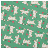 私は私の英国セッターを愛します ファブリック (見本)