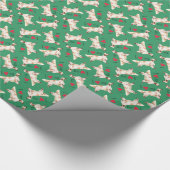 私は私の英国セッターを愛します ラッピングペーパー (角)