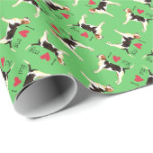 私は私の英語の犬が大好き ラッピングペーパー (ロールコーナー)