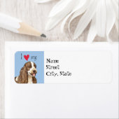 私は私の英語コッカースパニエル犬 ラベル (インサイチュ)