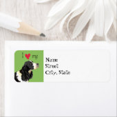 私は私の英語スリンガースパニエル犬 ラベル (インサイチュ)