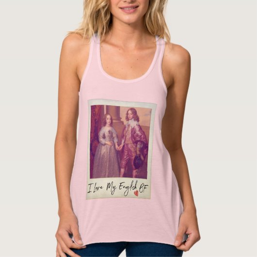 私は私の英語BFが大好きv.3 タンクトップ (正面)