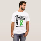私は私の英雄の脊髄の傷害の横に立ちます Tシャツ (正面フル)