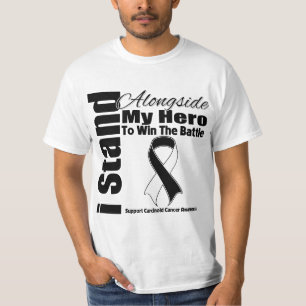 私は私の英雄のCarcinoid蟹座の横に立ちます Tシャツ