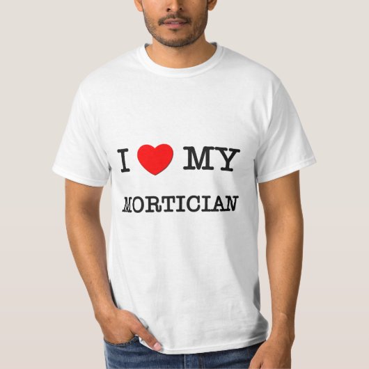 私は私の葬儀屋を愛します Tシャツ (正面)