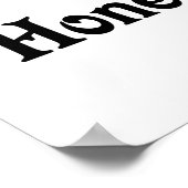 私は私の蜂蜜の束が大好き ポスター (角)