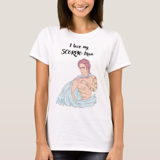 私は私の蠍座 Tシャツ (正面)
