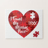 私は私の行方不明の部分-パズルのハートの採用--を見つけました ジグソーパズル (横)