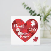 私は私の行方不明の部分-採用の発表--を見つけました 案内状 (スタンド正面)