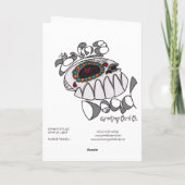 私は私の衣裳の挨拶状を愛します カード (裏面)