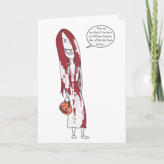 私は私の衣裳の挨拶状を愛します カード (正面)