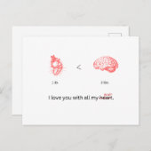 私は私の視床下部のすべてであなたを愛している ポストカード (正面/裏面)