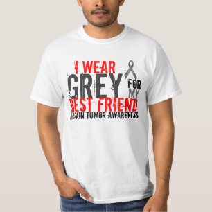 私は私の親友のための灰色を身に着けています Tシャツ
