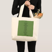私は私の詩のトーテ ラージトートバッグ (正面(商品))