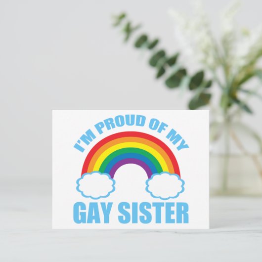 私は私の誇りを持ったゲイの妹 ポストカード (スタンド正面)
