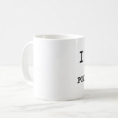 私は私の警察の女性を愛します コーヒーマグカップ (正面左)