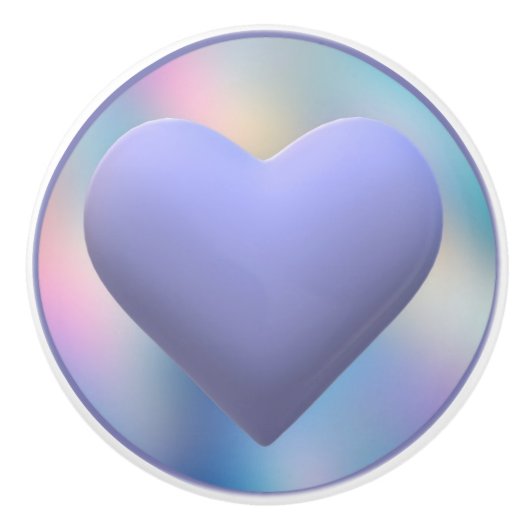 私は私の赤ちゃんブルーが大好き セラミックノブ (正面)