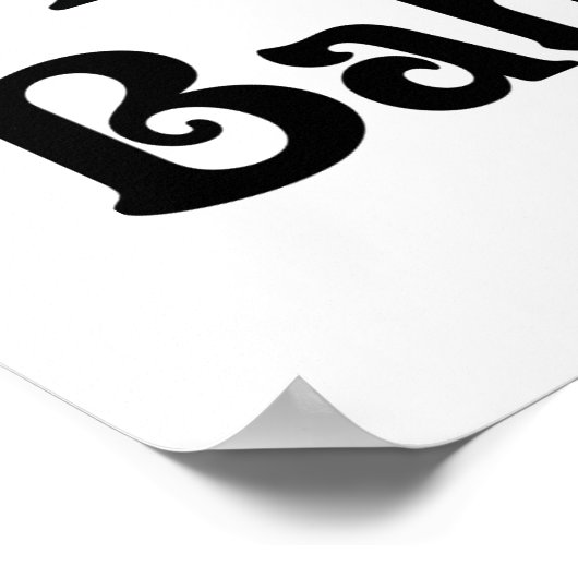 私は私の赤ん坊の女の子を愛している ポスター (角)