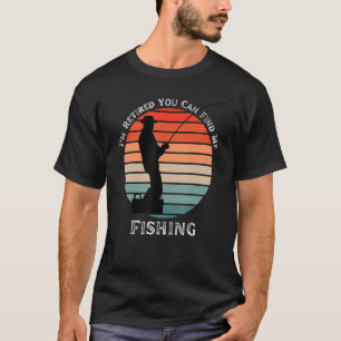 私は私の退職した魚釣り Tシャツ