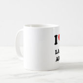 私は私の造園家を愛します コーヒーマグカップ (正面左)