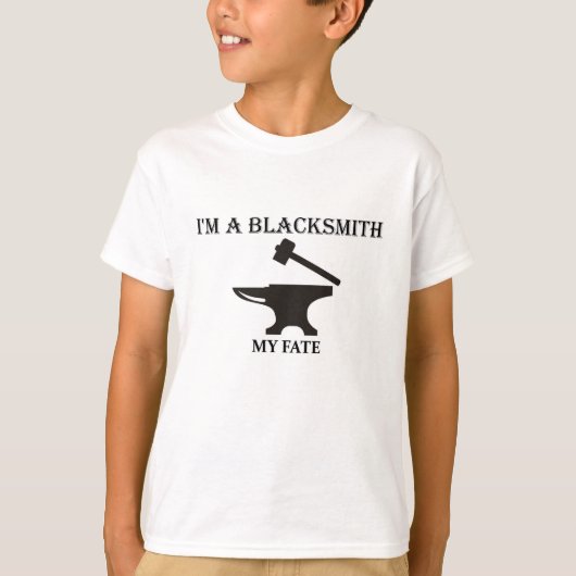 私は私の運命を鍛冶屋だ。 Tシャツ (正面)