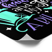 私は私の邸宅と幽霊のよく出るお茶が少し不機嫌ハが好き ポスター (角)