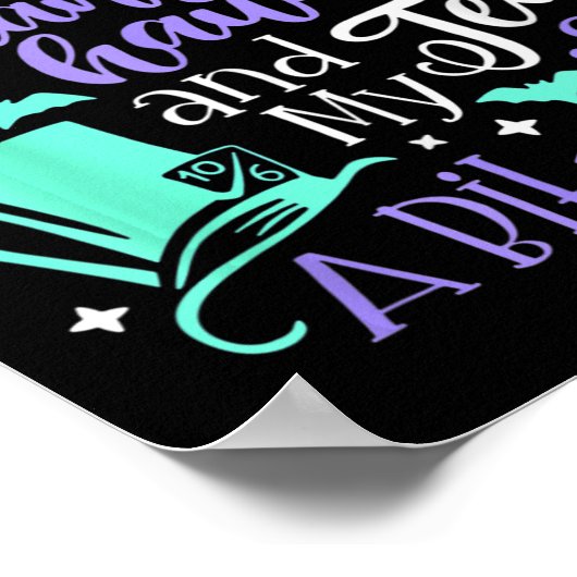 私は私の邸宅と幽霊のよく出るお茶が少し不機嫌ハが好き ポスター (角)