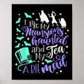 私は私の邸宅と幽霊のよく出るお茶が少し不機嫌ハが好き ポスター (正面)