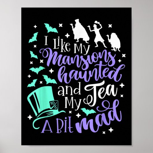 私は私の邸宅と幽霊のよく出るお茶が少し不機嫌ハが好き ポスター (正面)