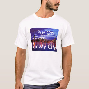 私は私の都市のために置きました Tシャツ