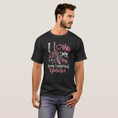 私は私の重い機器オペレーターの妻ガールフリエンが大好き Tシャツ (正面フル)