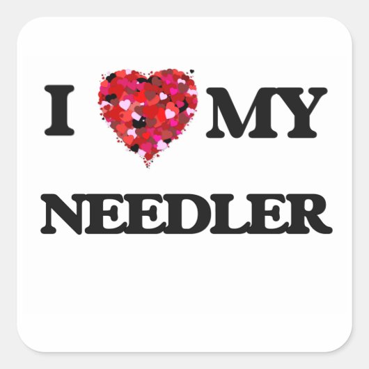 私は私の針金が大好き スクエアシール (正面)