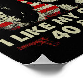 私は私の銃40と45が好きのように私の社長が好き ポスター (角)