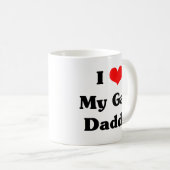 私は私の陽気なお父さんを愛します コーヒーマグカップ (正面右)