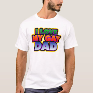 私は私の陽気なパパを愛します Tシャツ