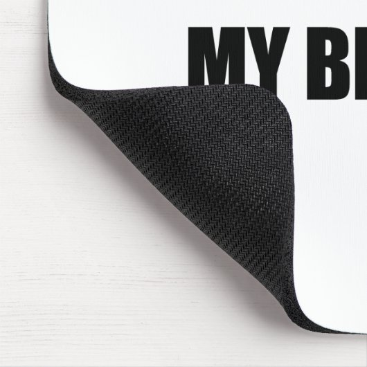 私は私の陽気な兄弟を愛します マウスパッド (コーナー)