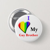 私は私の陽気な兄弟を愛します 缶バッジ (正面&裏面)
