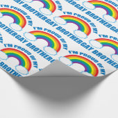 私は私の陽気な兄弟LGBTの姉妹の誇りを持ったです ラッピングペーパー (角)