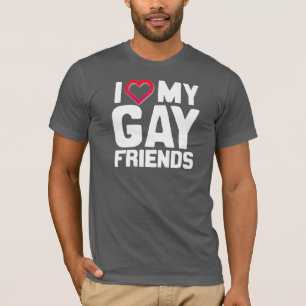私は私の陽気な友人を愛します Tシャツ