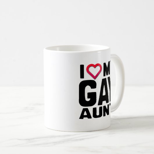 私は私の陽気な叔母さん- .PNG --を愛します コーヒーマグカップ (正面右)