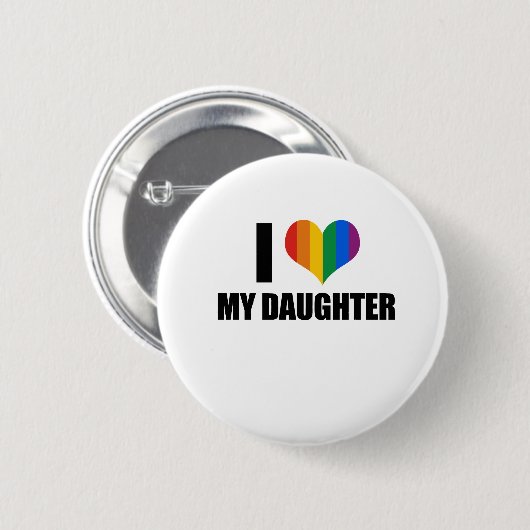 私は私の陽気な娘を愛します 缶バッジ (正面&裏面)