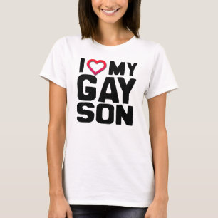 私は私の陽気な息子を愛します Tシャツ