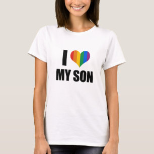 私は私の陽気な息子を愛します Tシャツ