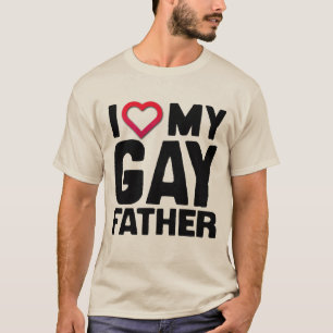私は私の陽気な父を愛します- Tシャツ