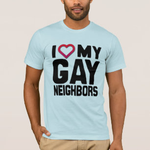 私は私の陽気な隣人- .PNG --を愛します Tシャツ