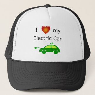 私は私の電気自動車を愛します キャップ