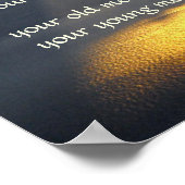 私は私の霊ヨエル2 28、聖書の聖句を注ぐ ポスター (角)